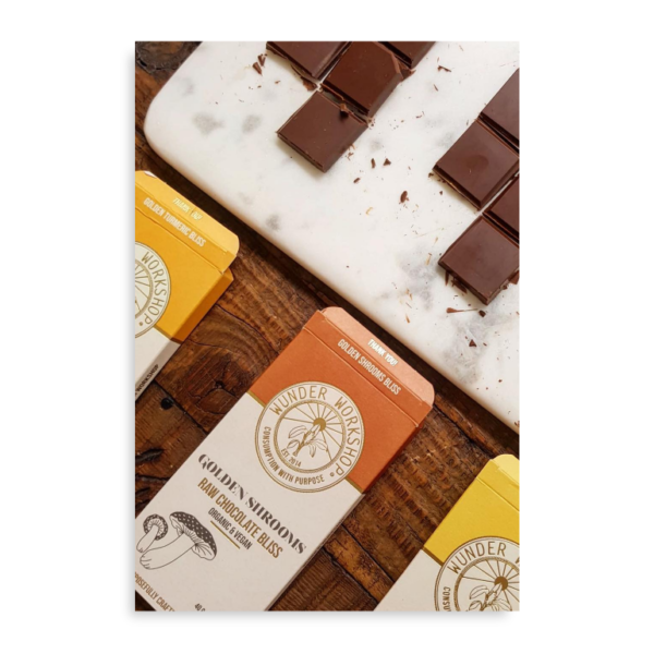 Golden Shrooms Raw Chocolate Bliss
